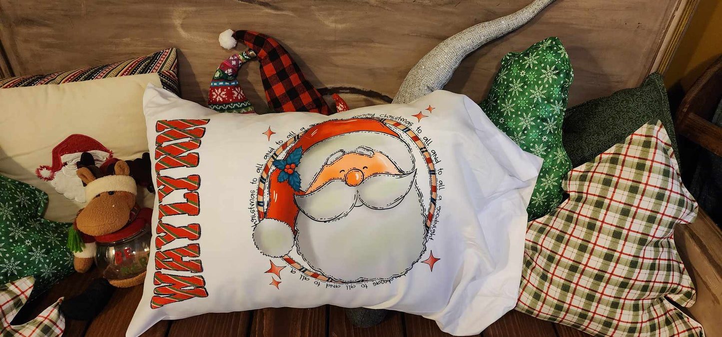 Personalized Christmas Pillowcase