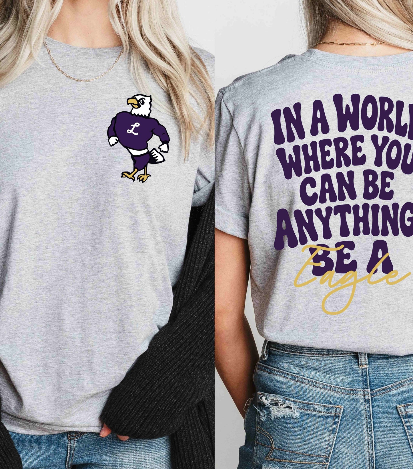 In a world where you can be anything custom spirit wear t-shirt