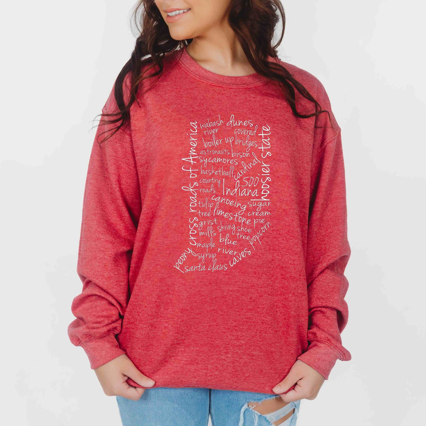 Indiana Words Sweatshirt