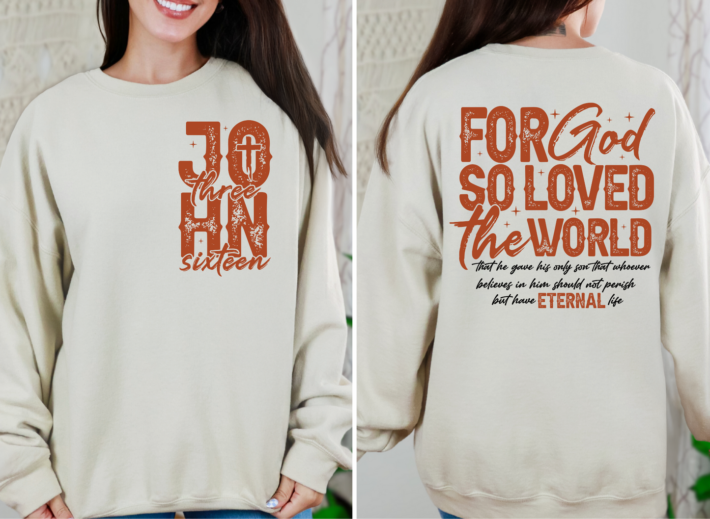 John 3:16 Sweatshirt