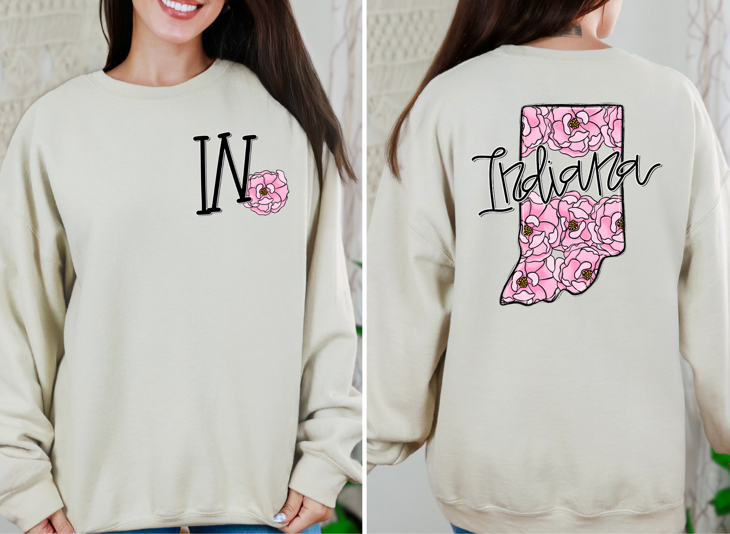 Indiana State Flower Sweatshirt