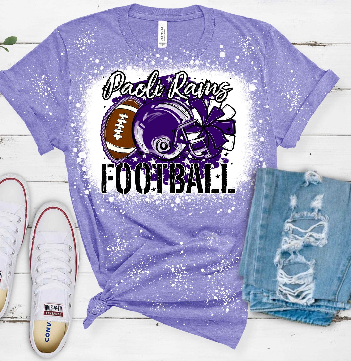 Football Stars Bleached Shirt