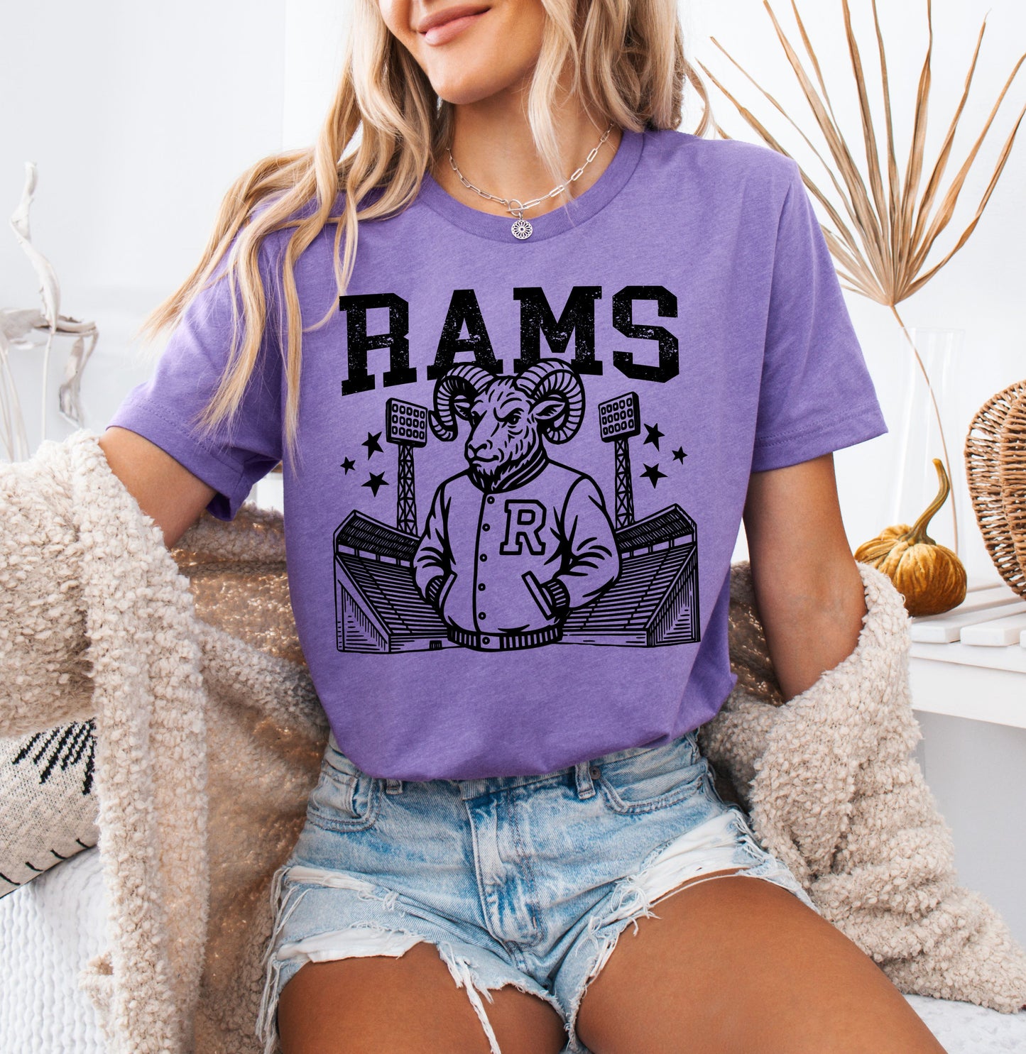 Rams Letterman Jacket T-shirt