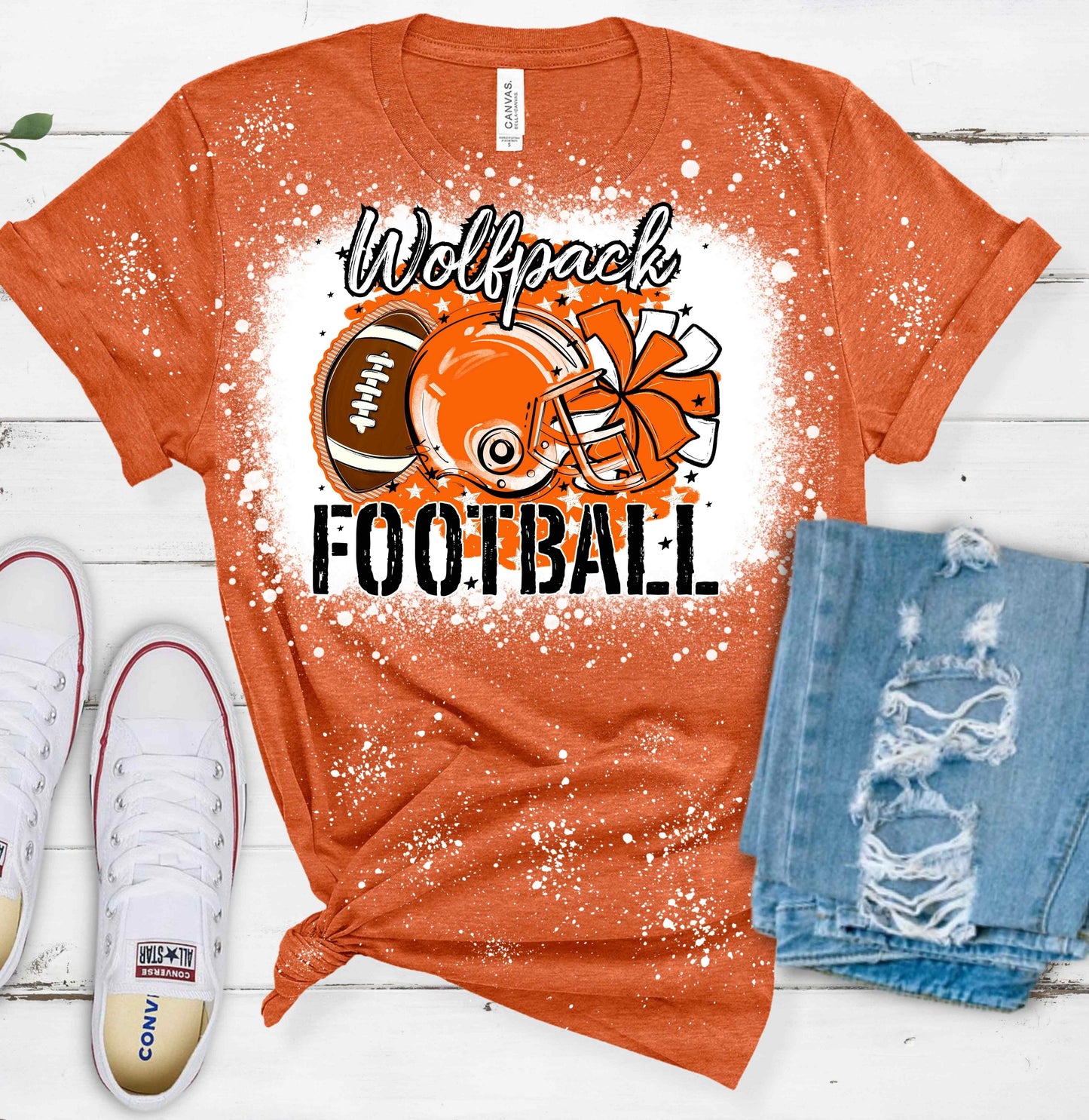 Football Stars Bleached Shirt