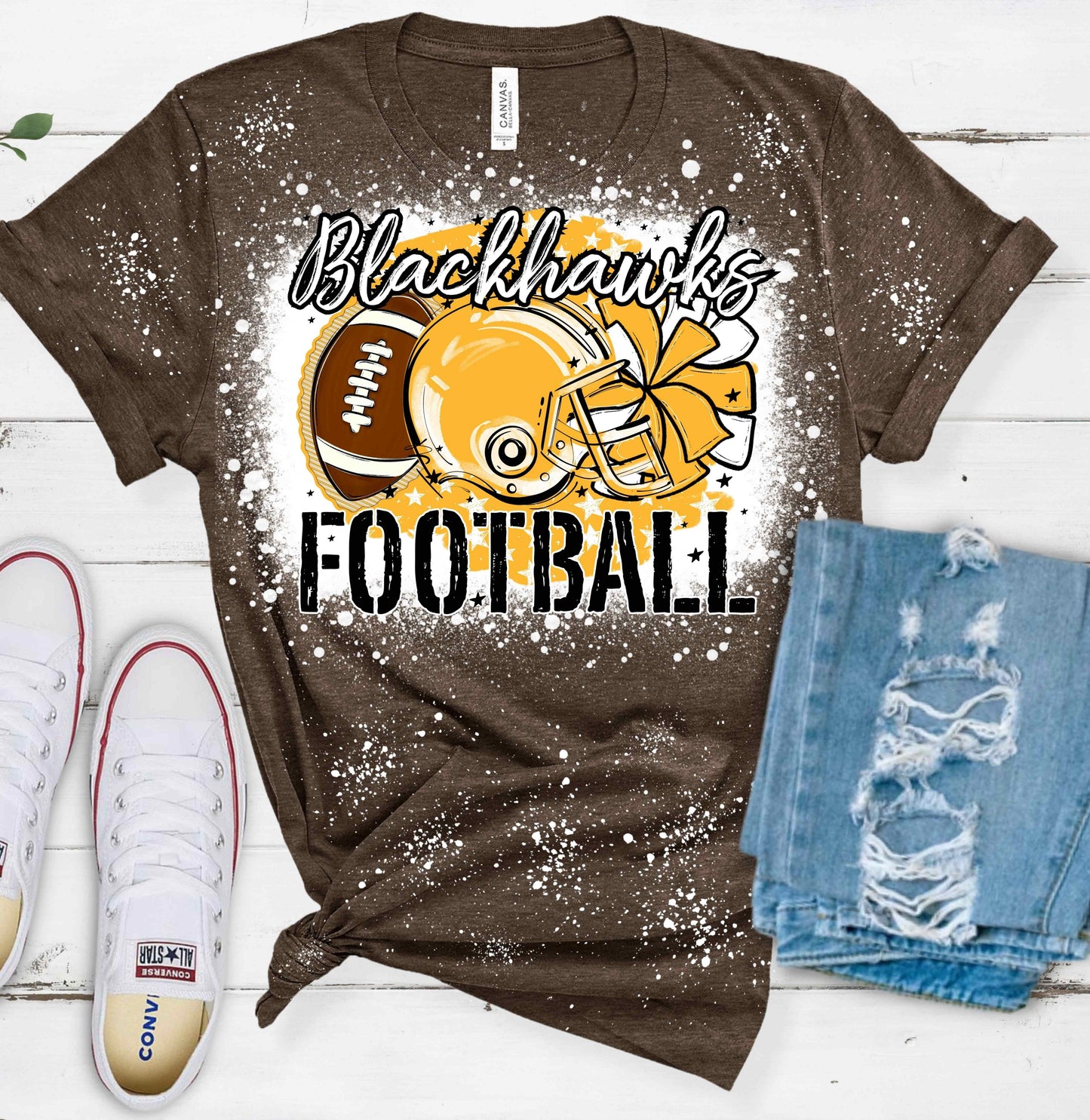 Football Stars Bleached Shirt