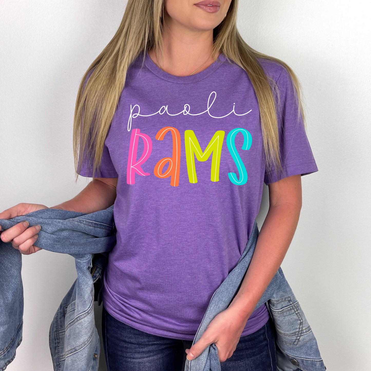 Paoli Rams Funky Letter Shirt