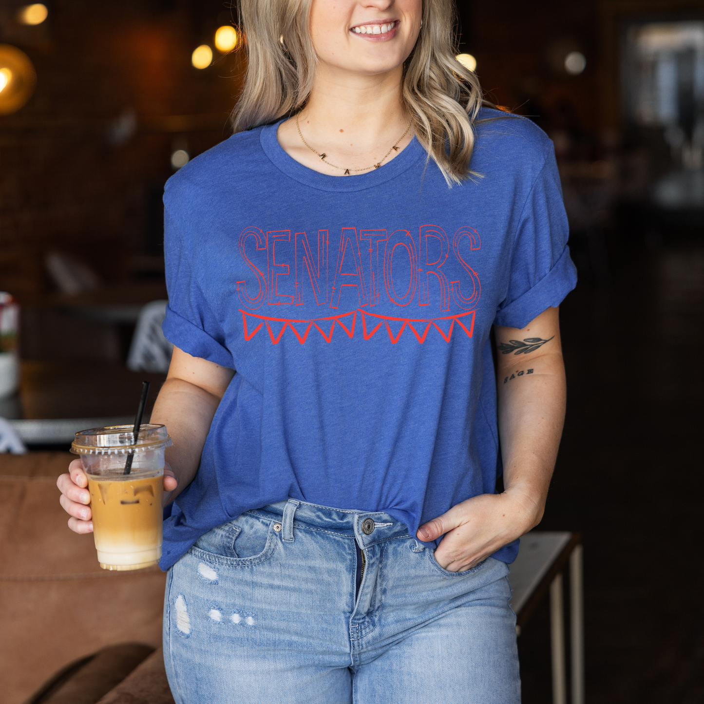 Senators Sketchy Pennant T-shirt