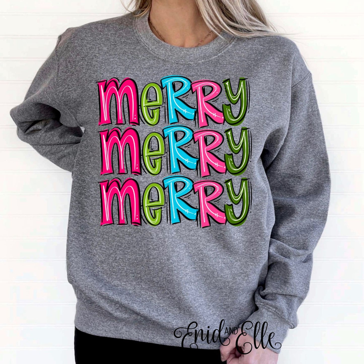 Merry Merry Merry Christmas Sweatshirt