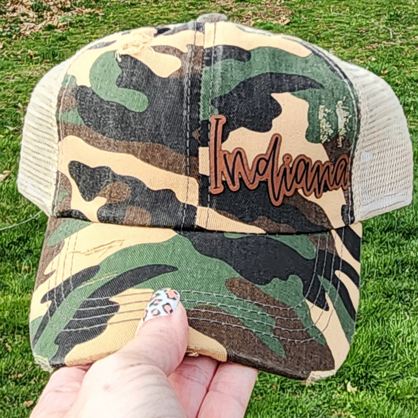 Indiana Camo Hat