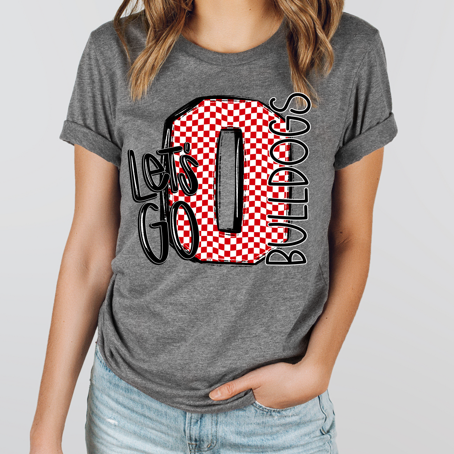 Let's Go Checkered Spirit Shirt