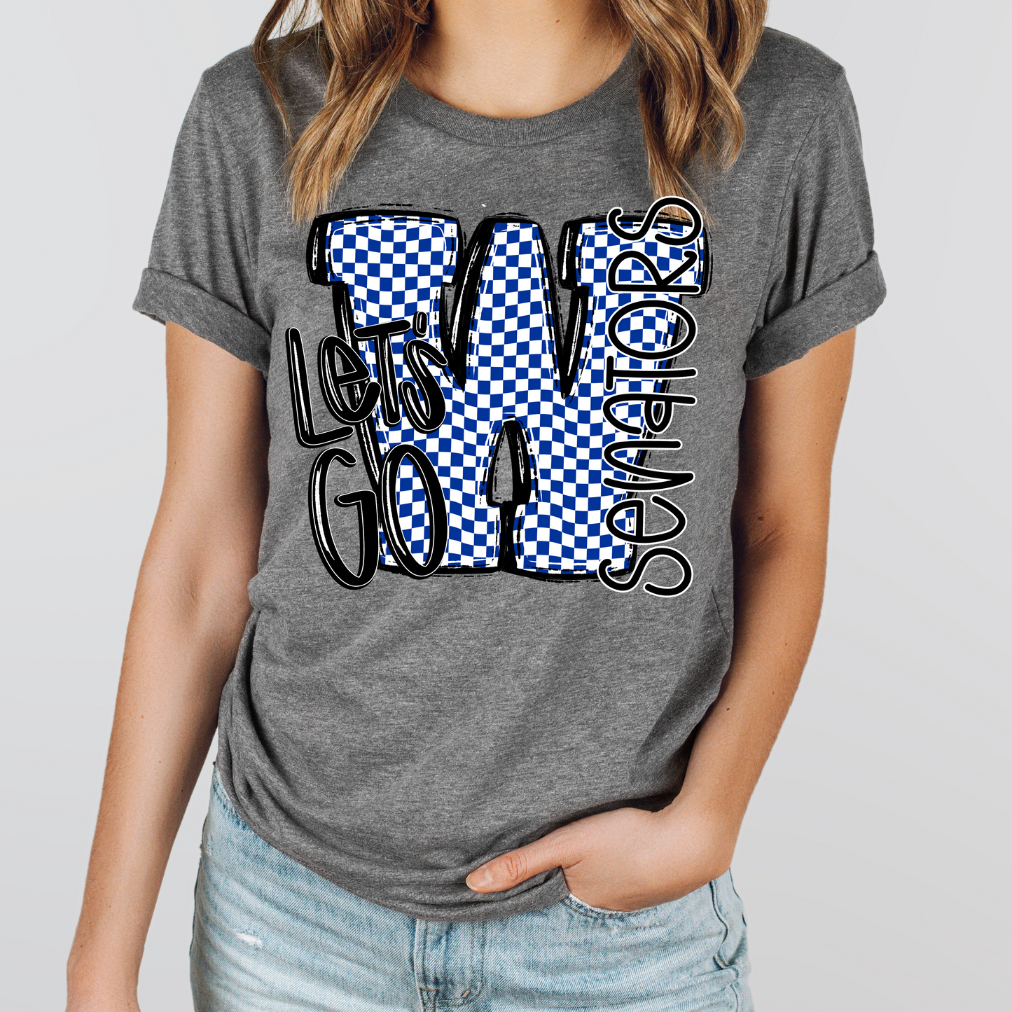 Let's Go Checkered Spirit Shirt
