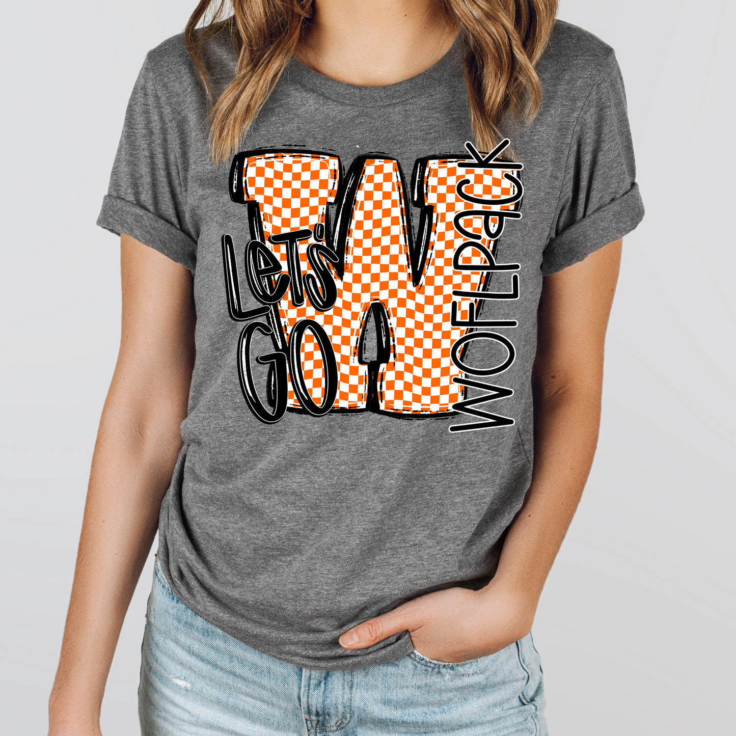 Let's Go Checkered Spirit Shirt