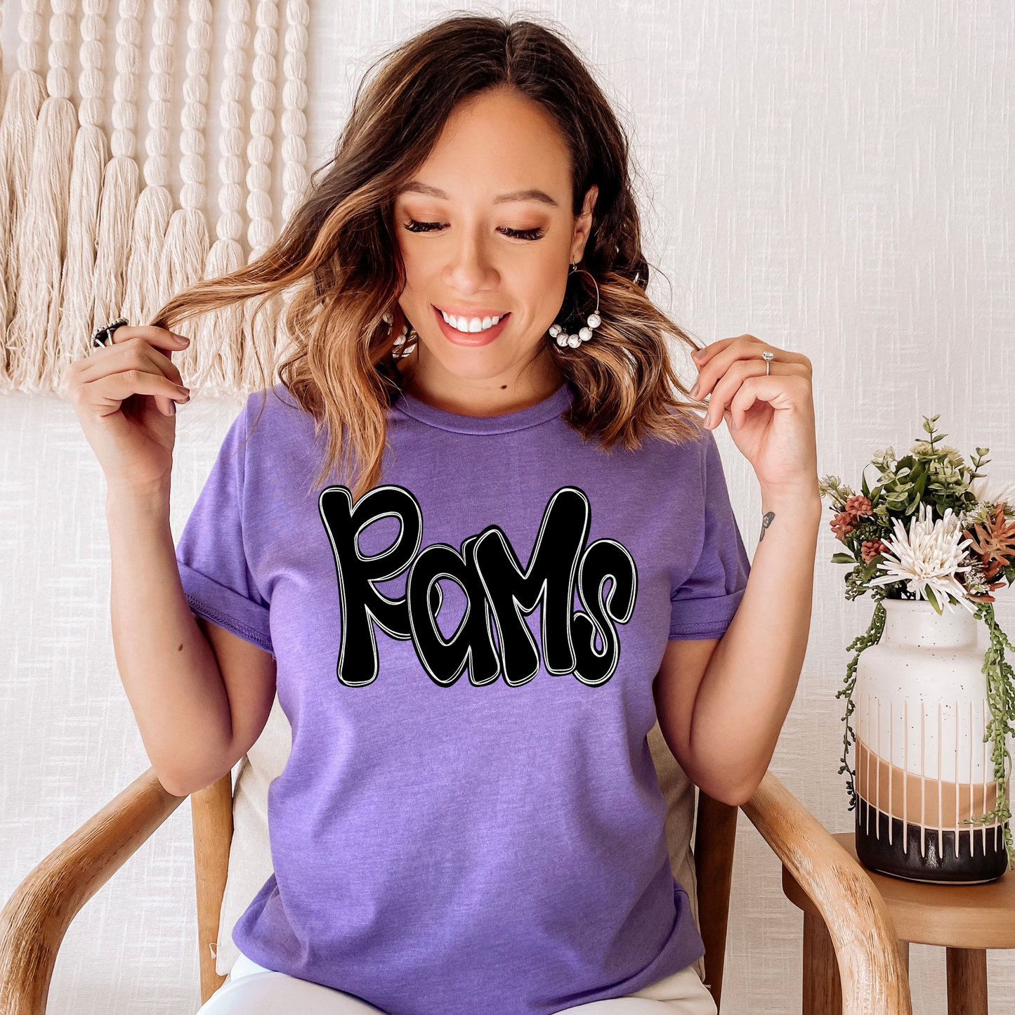 Rams Funky Letter Shirt