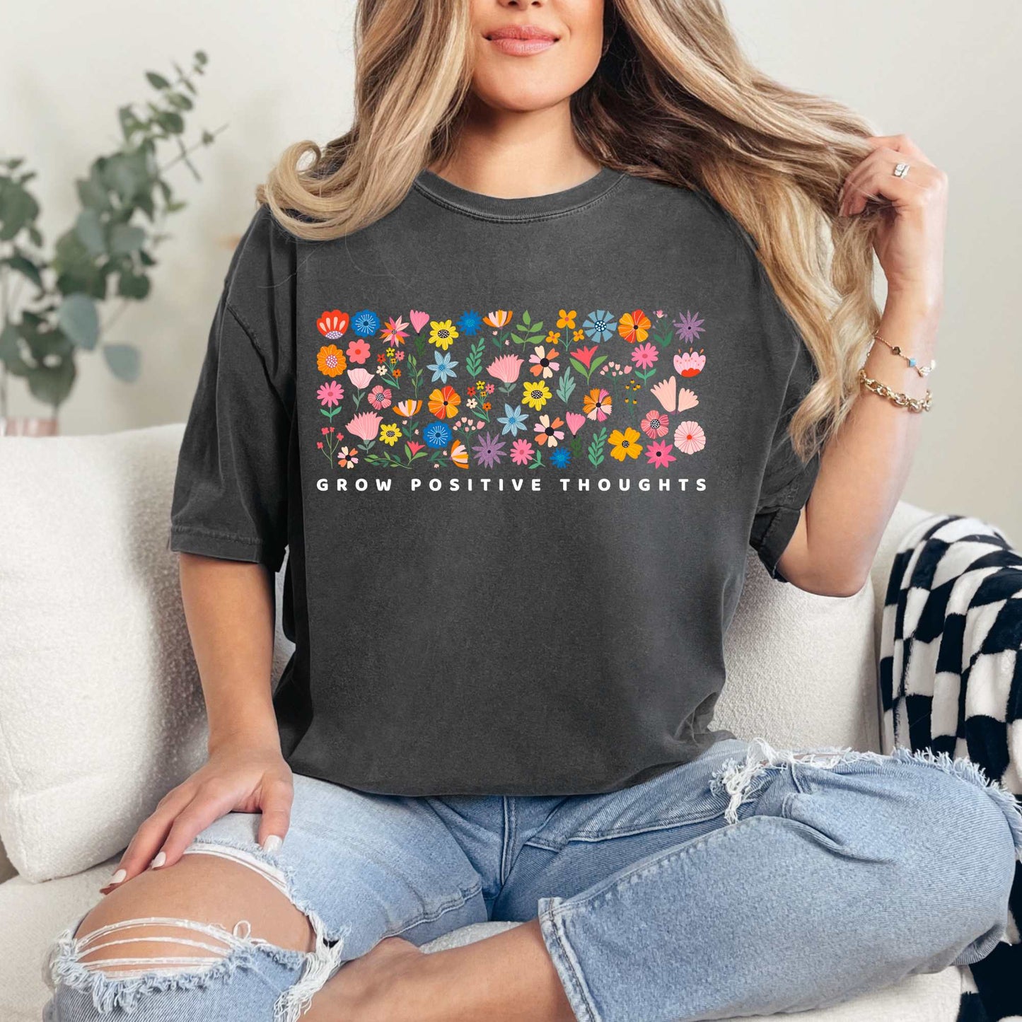 Grow Positive Thoughts Tuesday deal Comfort Colors