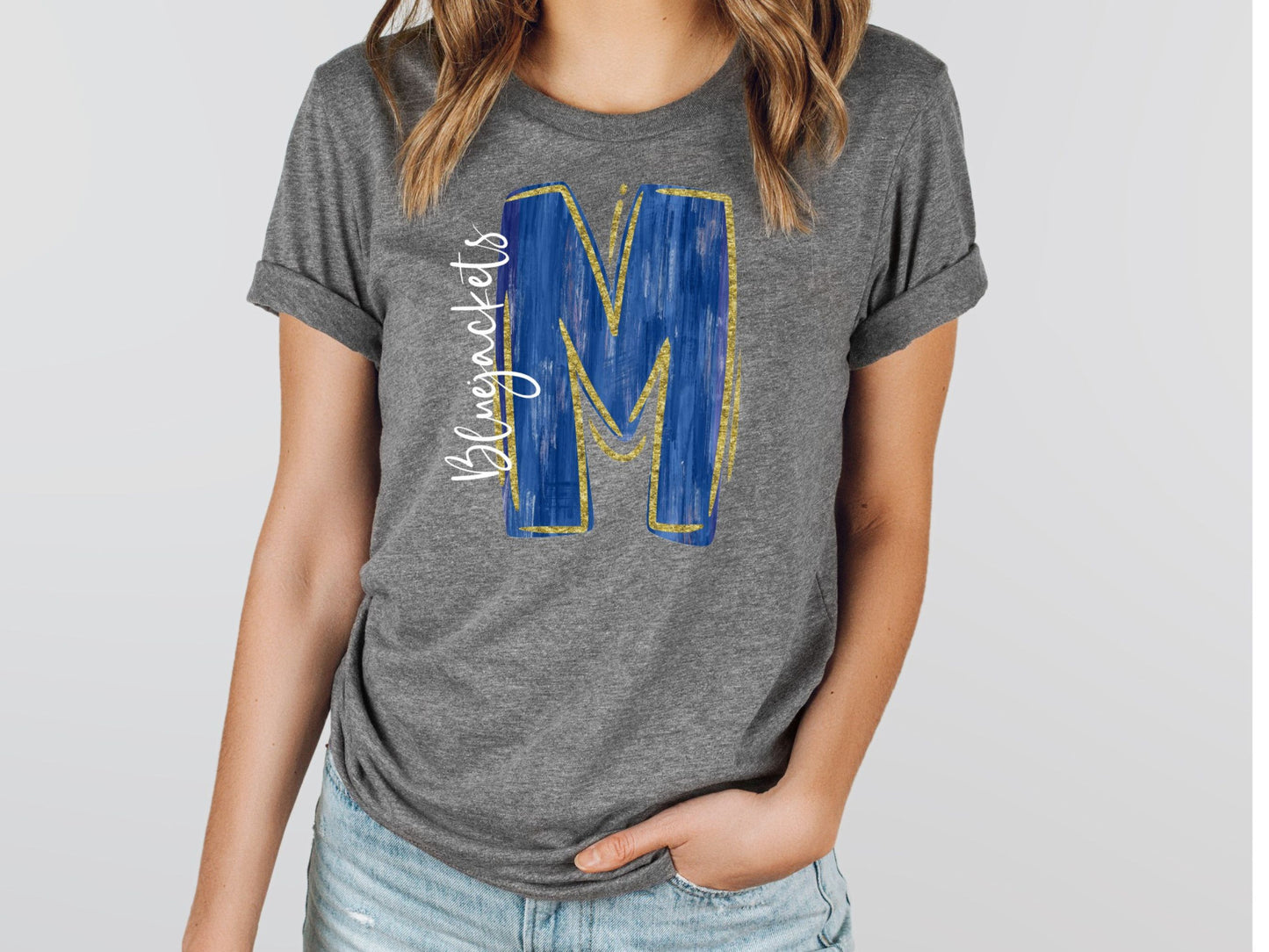 Bluejackets Painted M shirt