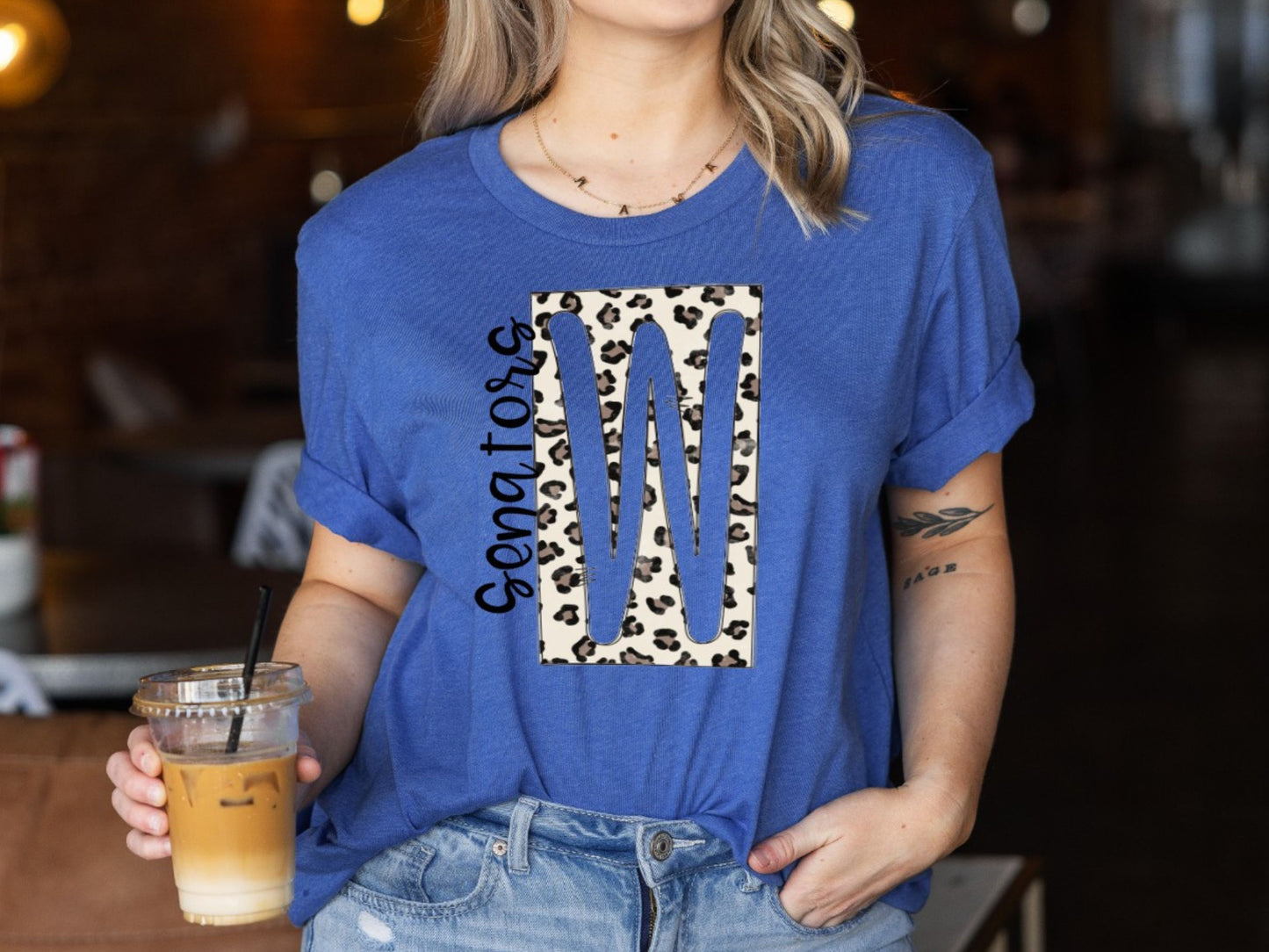 Senator Leopard W T-shirt