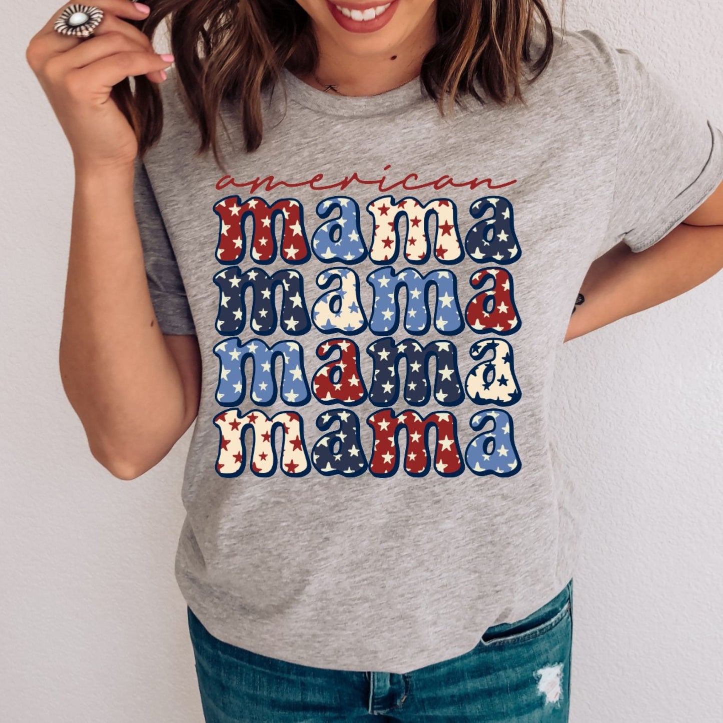 Mama Patriotic T-shirt