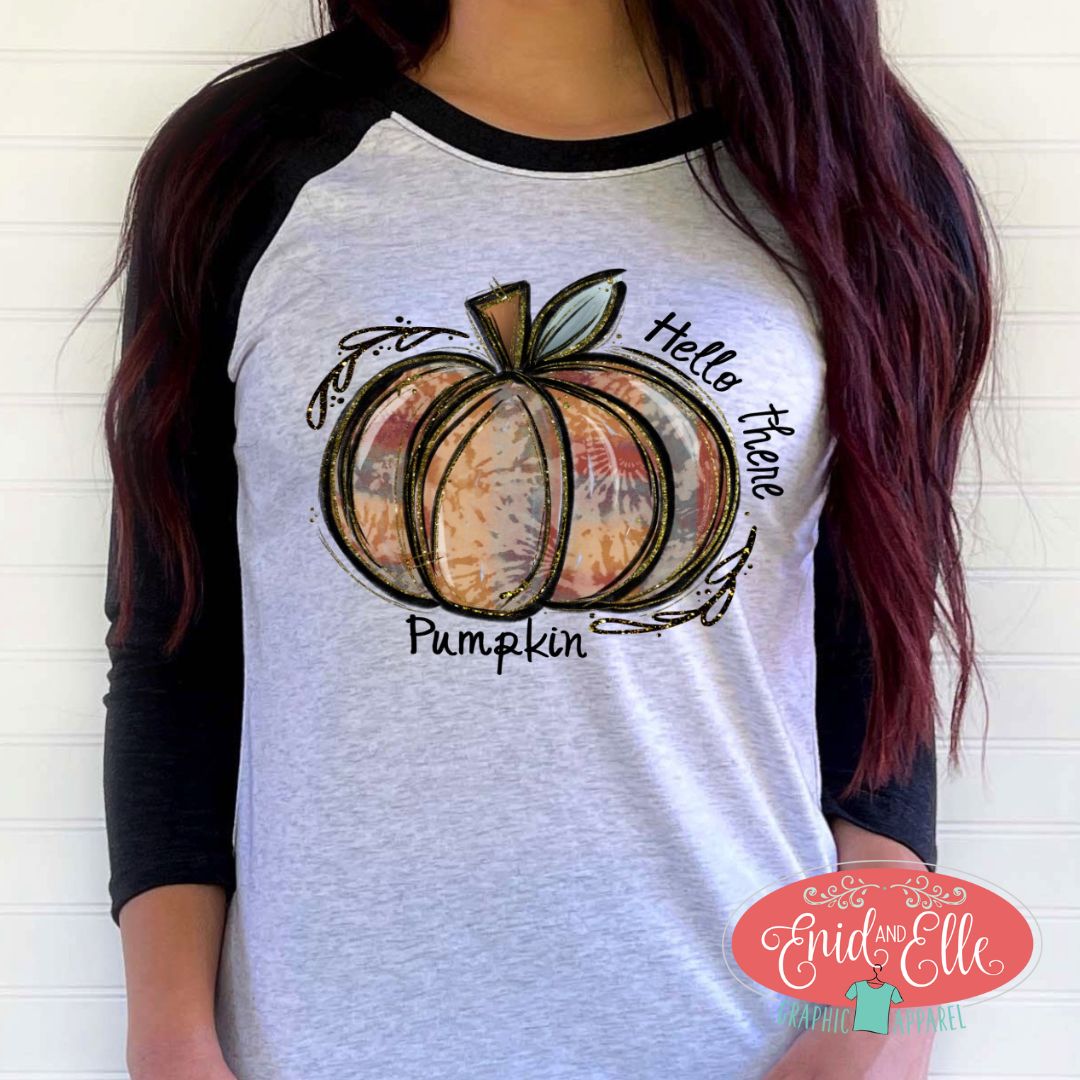 Hello Pumpkin Raglan