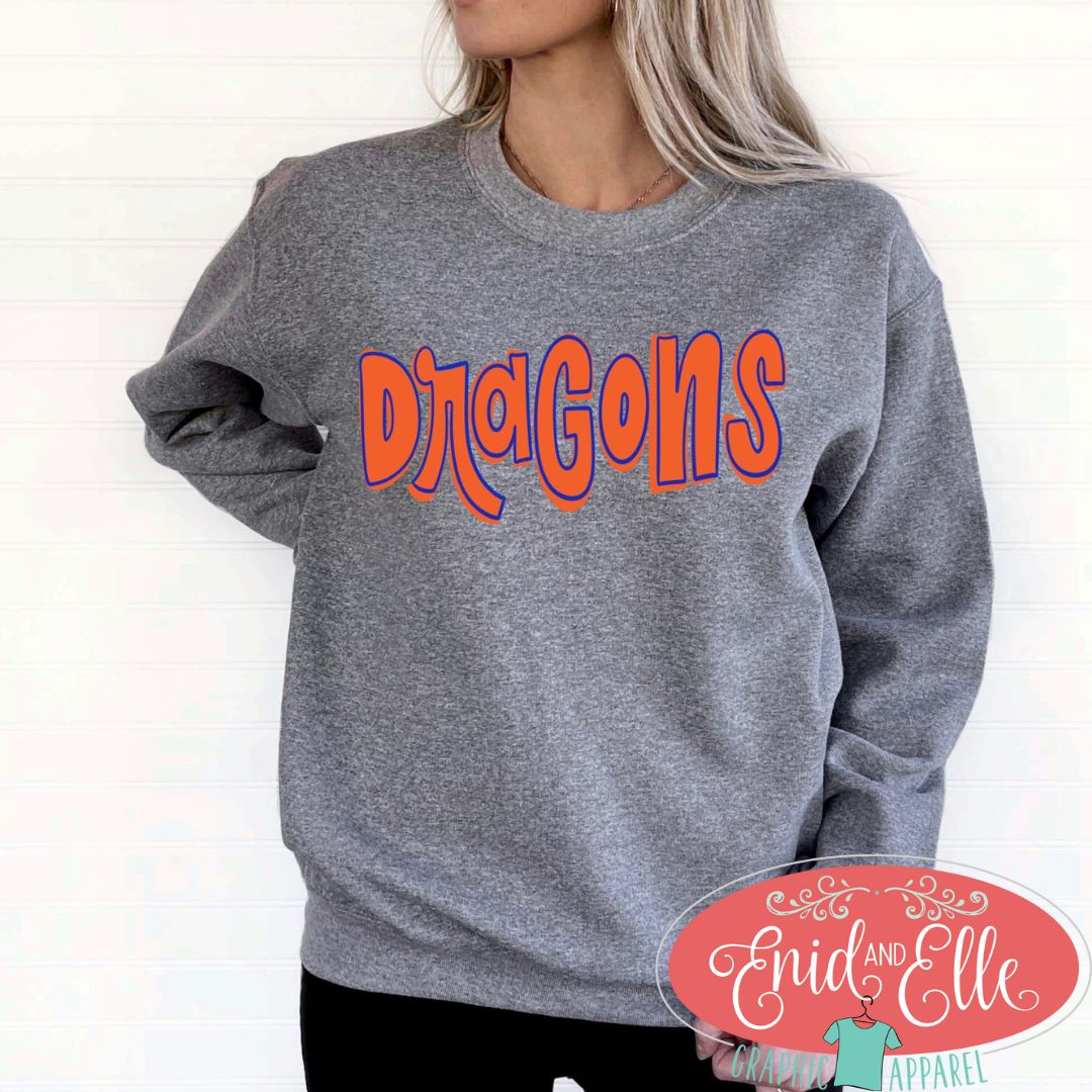 Dragons Doodle Sweatshirt