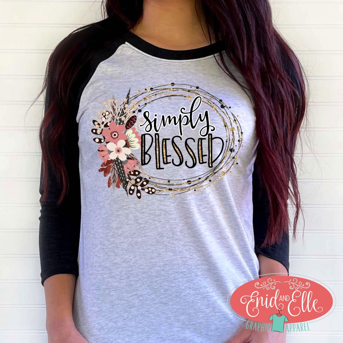 Simply Blessed Raglan Shirt