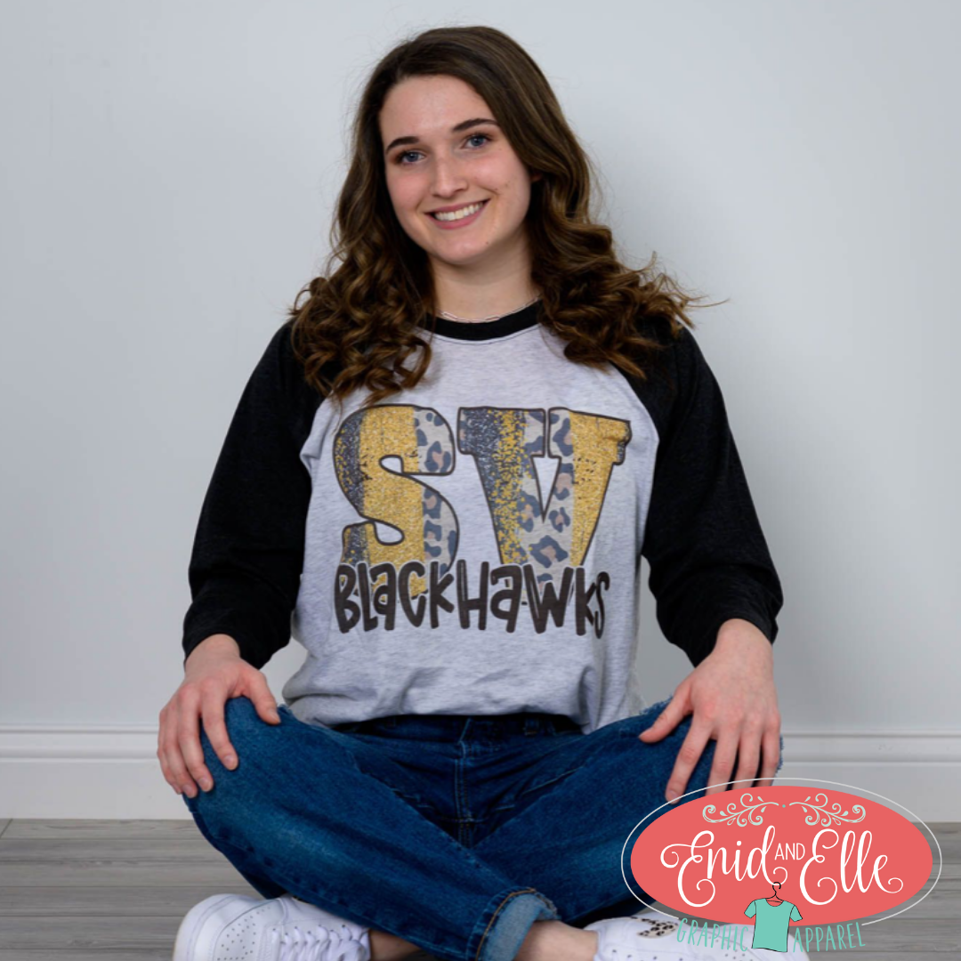 Springs Valley Blackhawk Raglan