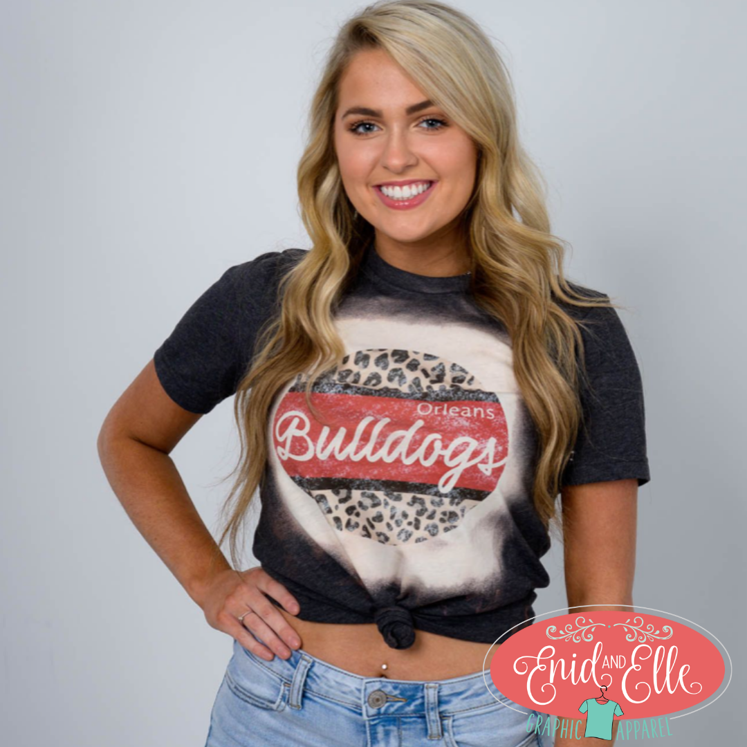 Bulldogs Circle Bleached Shirt