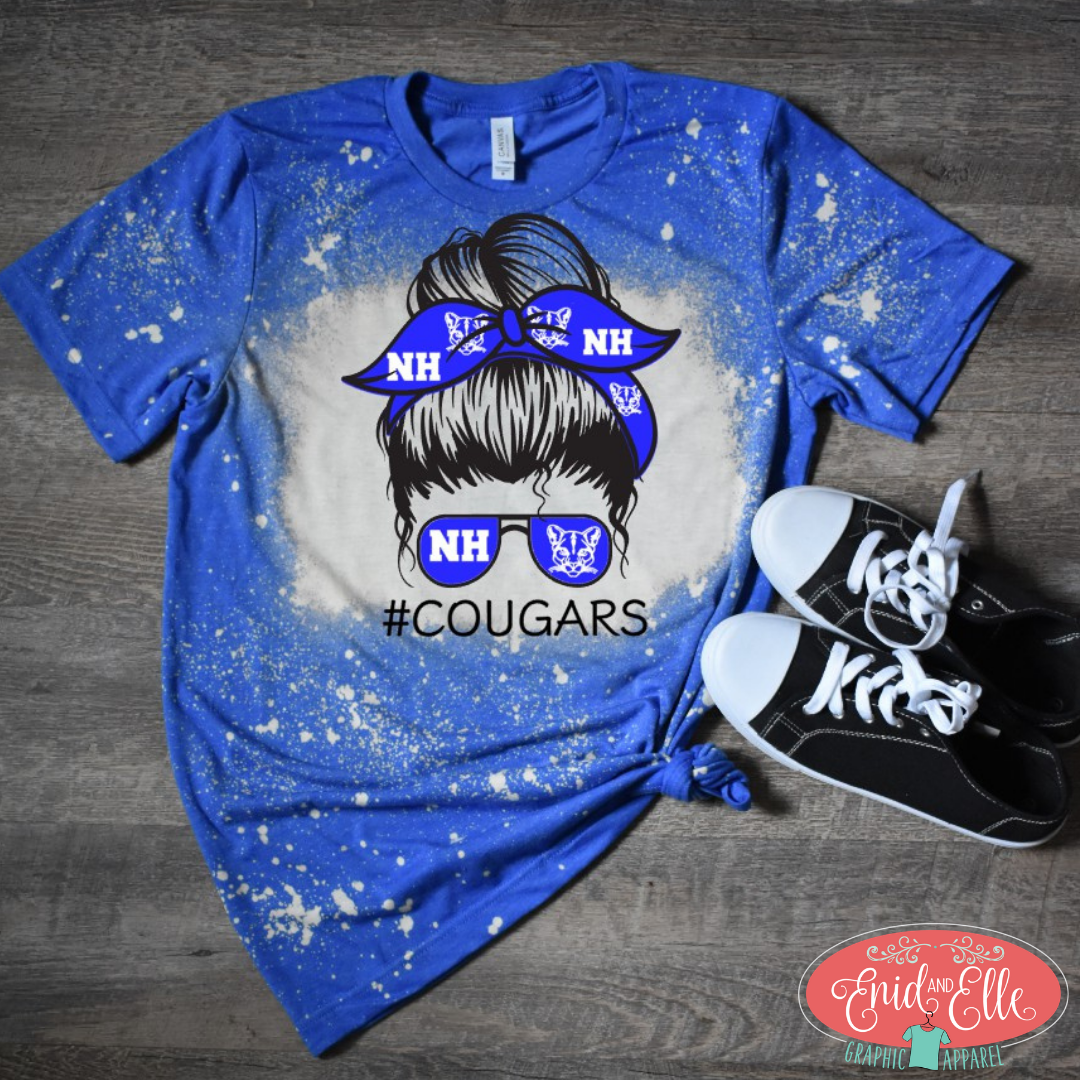 North Harrison Cougar Messy Bun