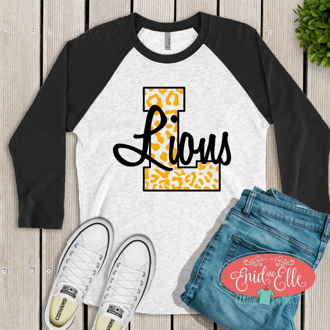 Leopard Lion Raglan