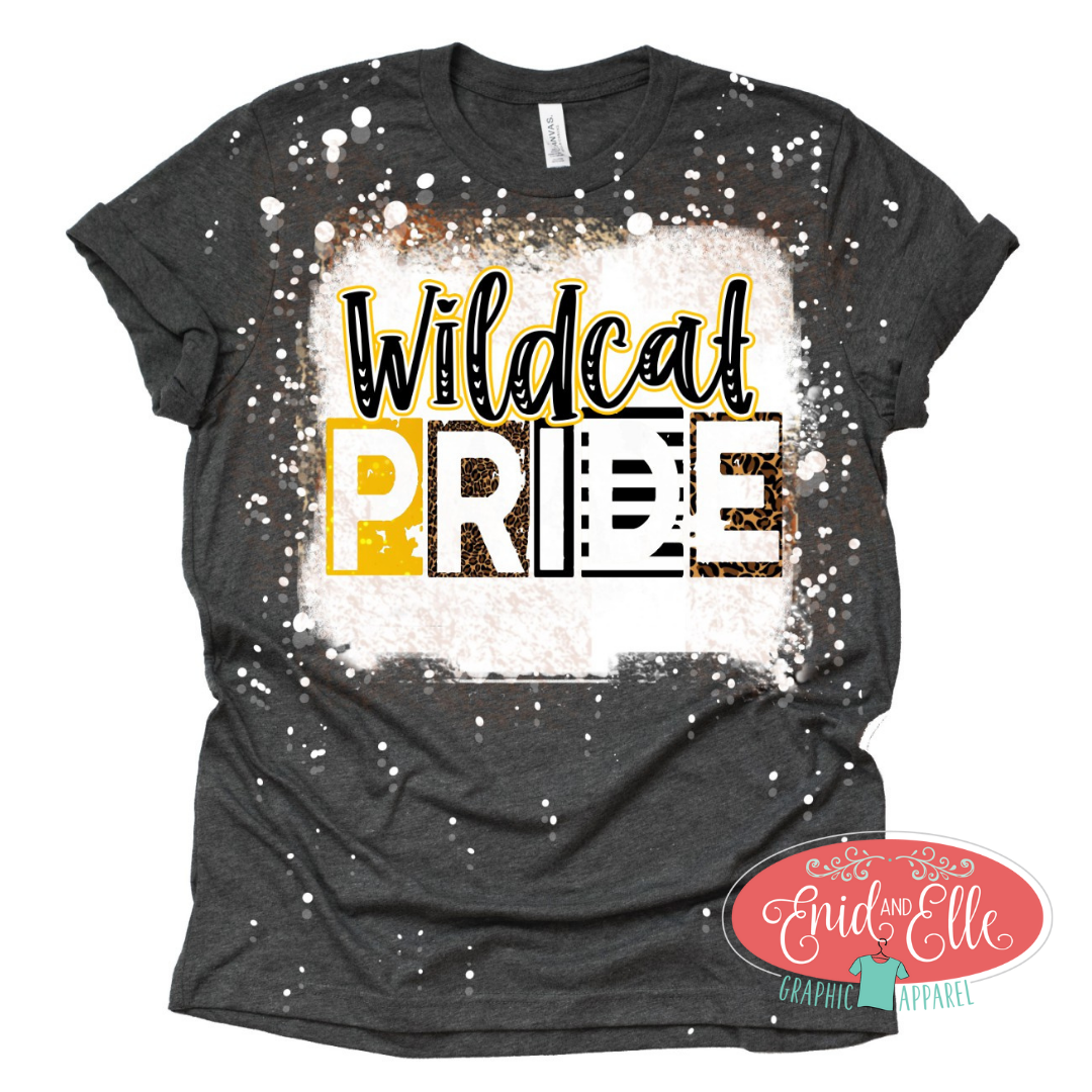 Wildcat Pride Bleached Shirt