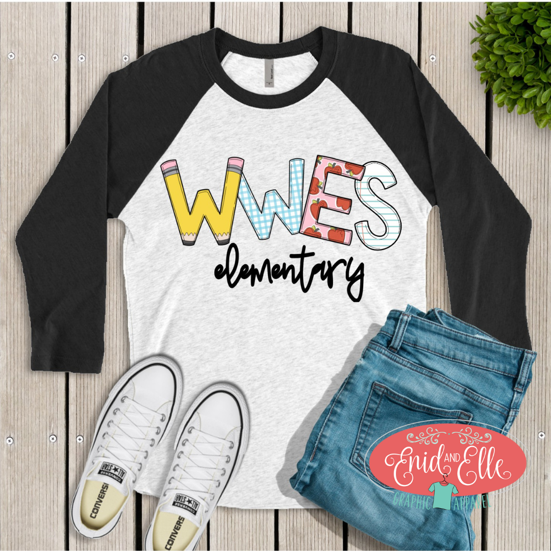 WWES Elementary Raglan