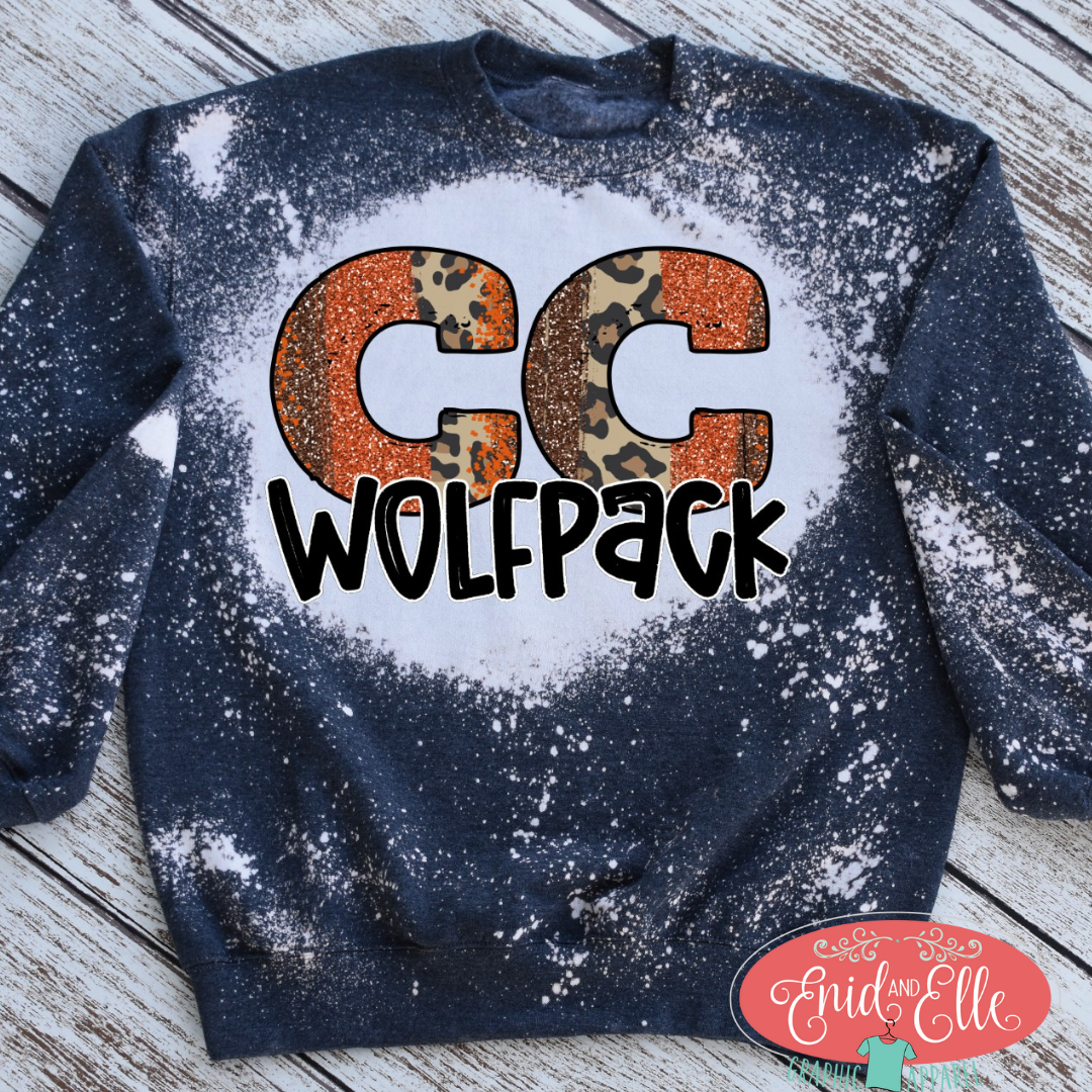 CC Wolfpack Bleached Sweatshirt