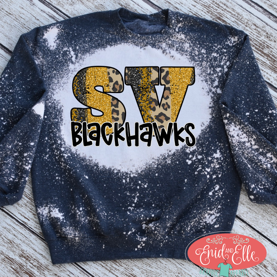 SV Blackhawks Bleached Sweatshirt