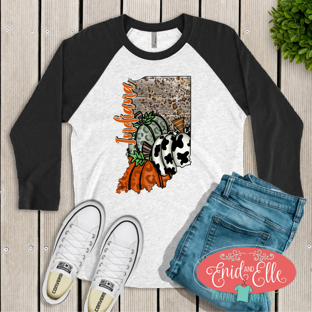Indiana Fall Raglan