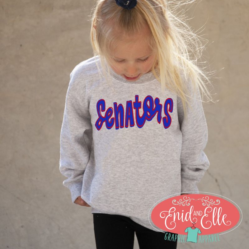 Senators Doodle Youth Sweatshirt