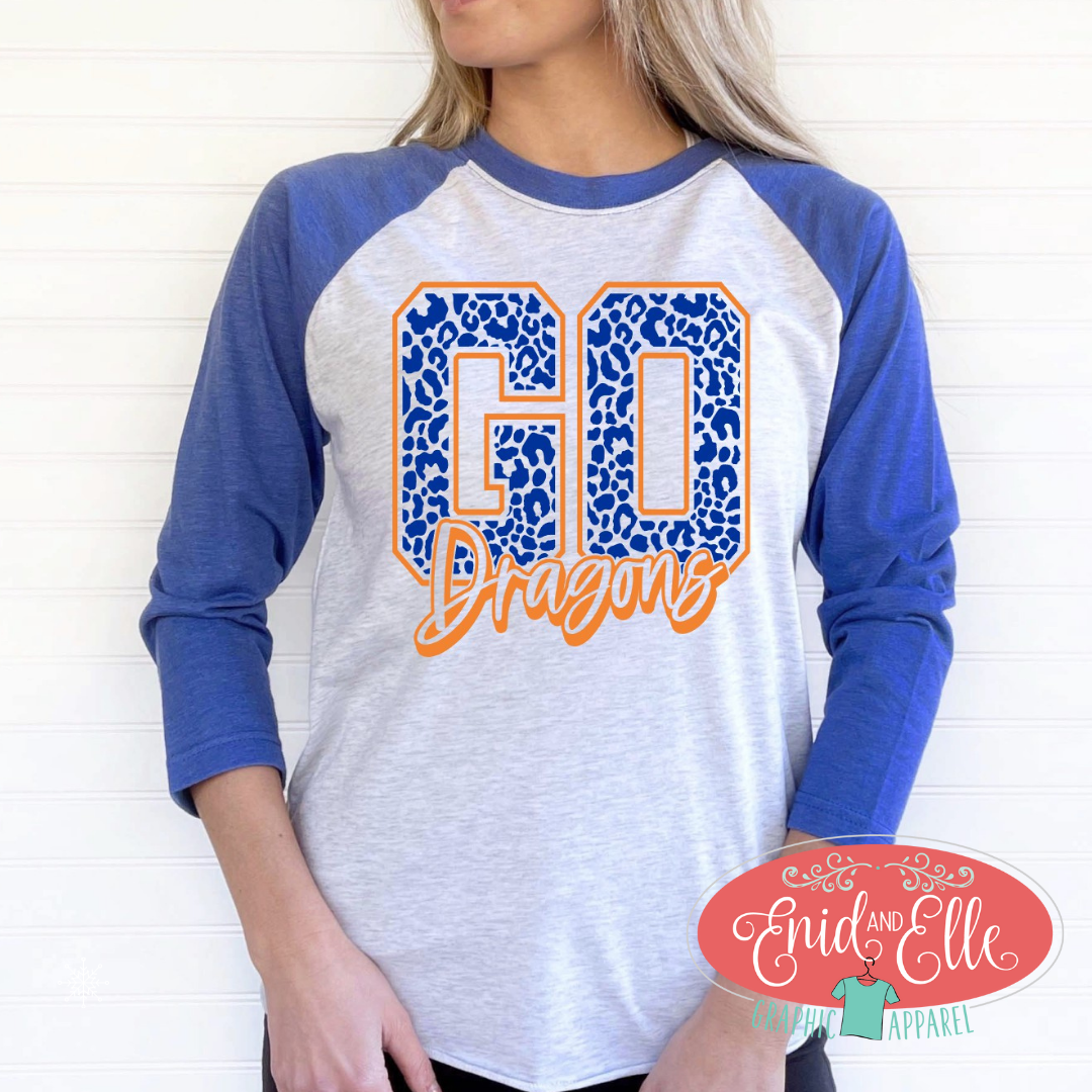 Go Dragons Raglan