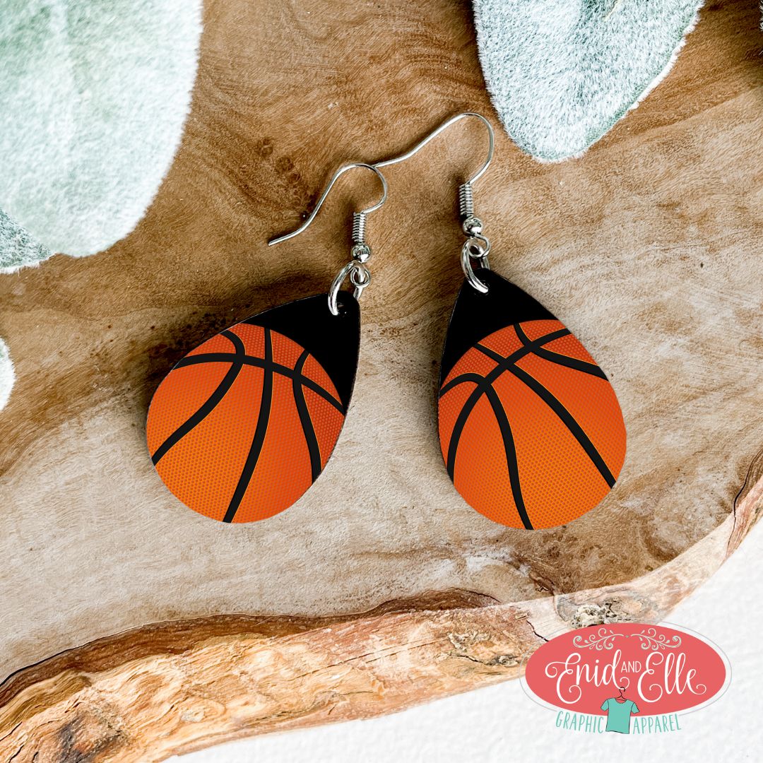Basketball Earrings