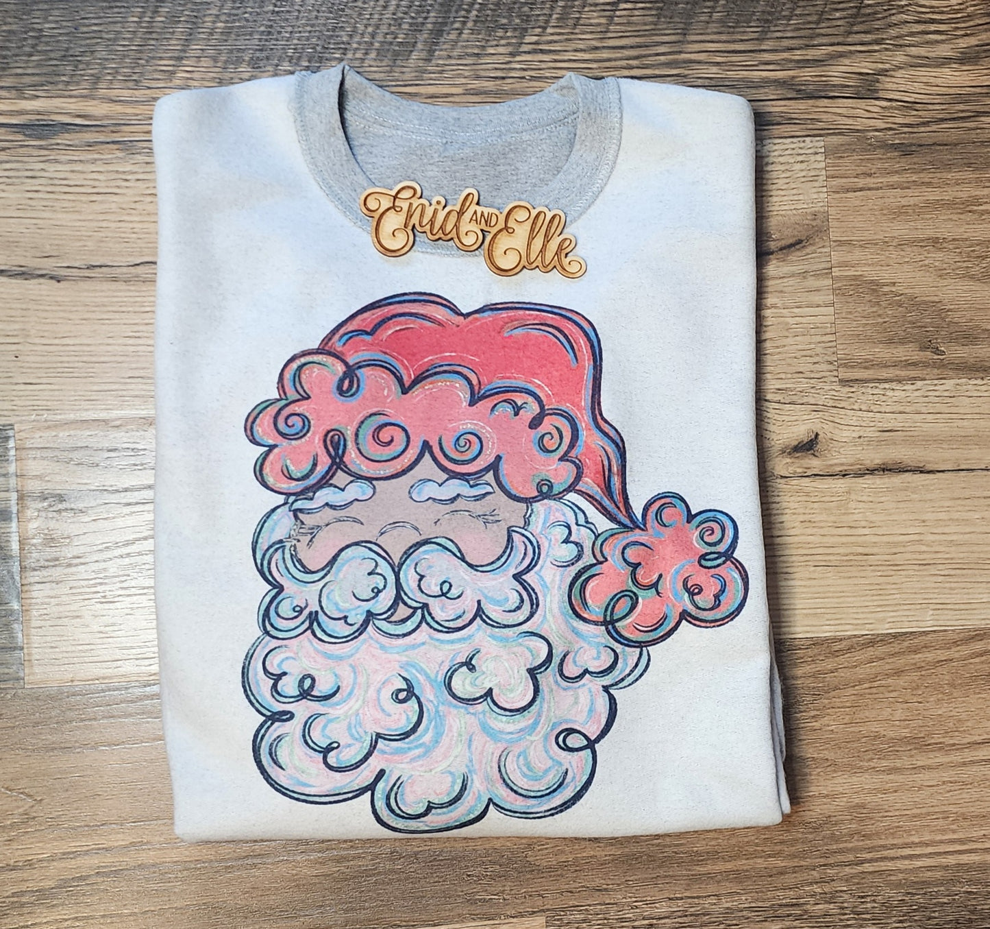 Santa Inside Out Sweatshirt