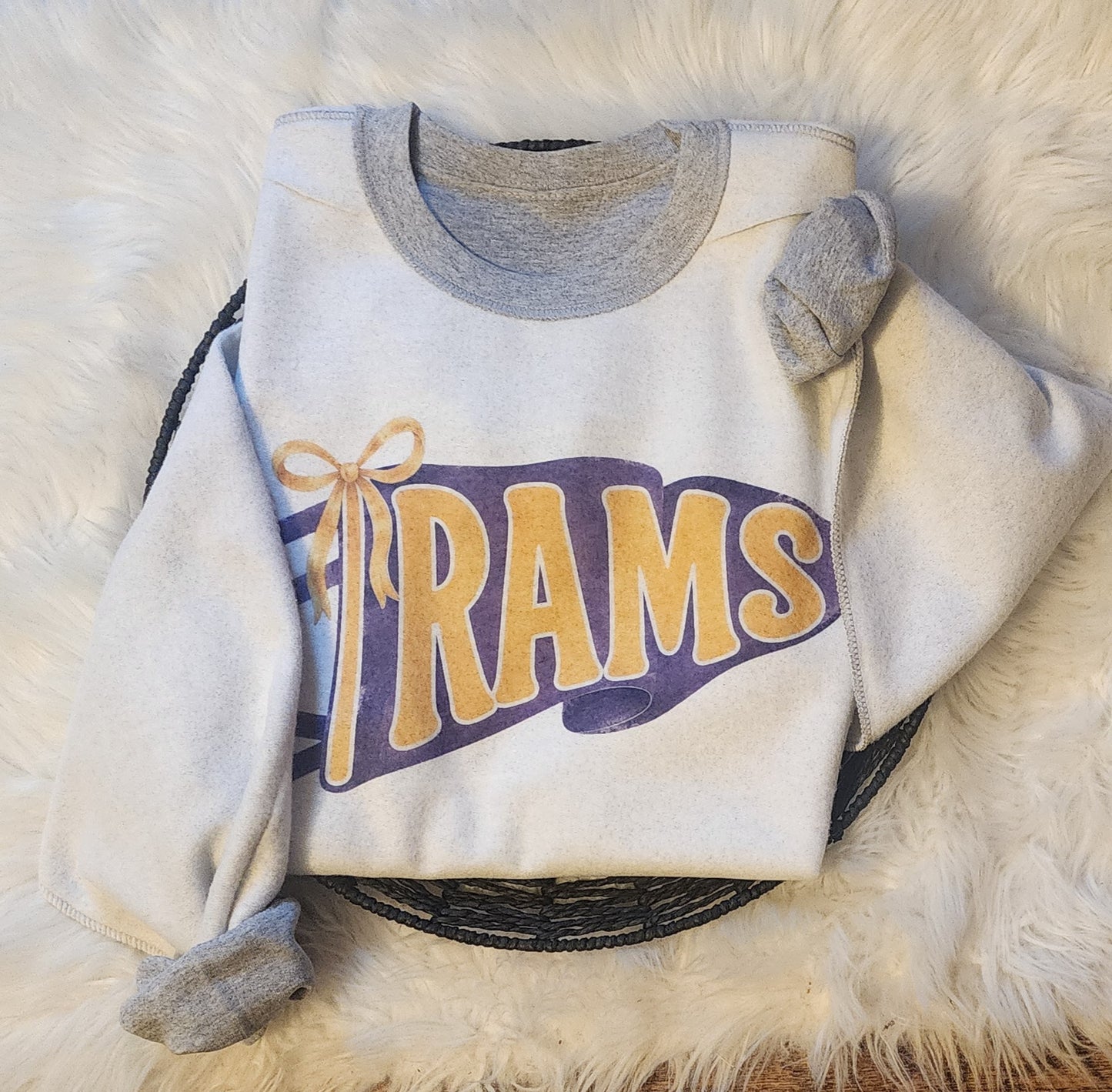 Inside Out Pennant Sweatshirt!