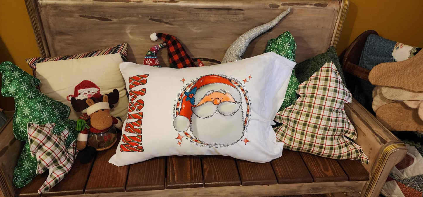 Personalized Christmas Pillowcase