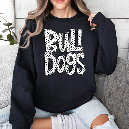 Bulldogs Polk-a-dot Sweatshirt