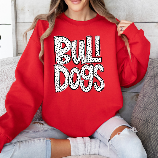 Bulldogs Polk-a-dot Sweatshirt