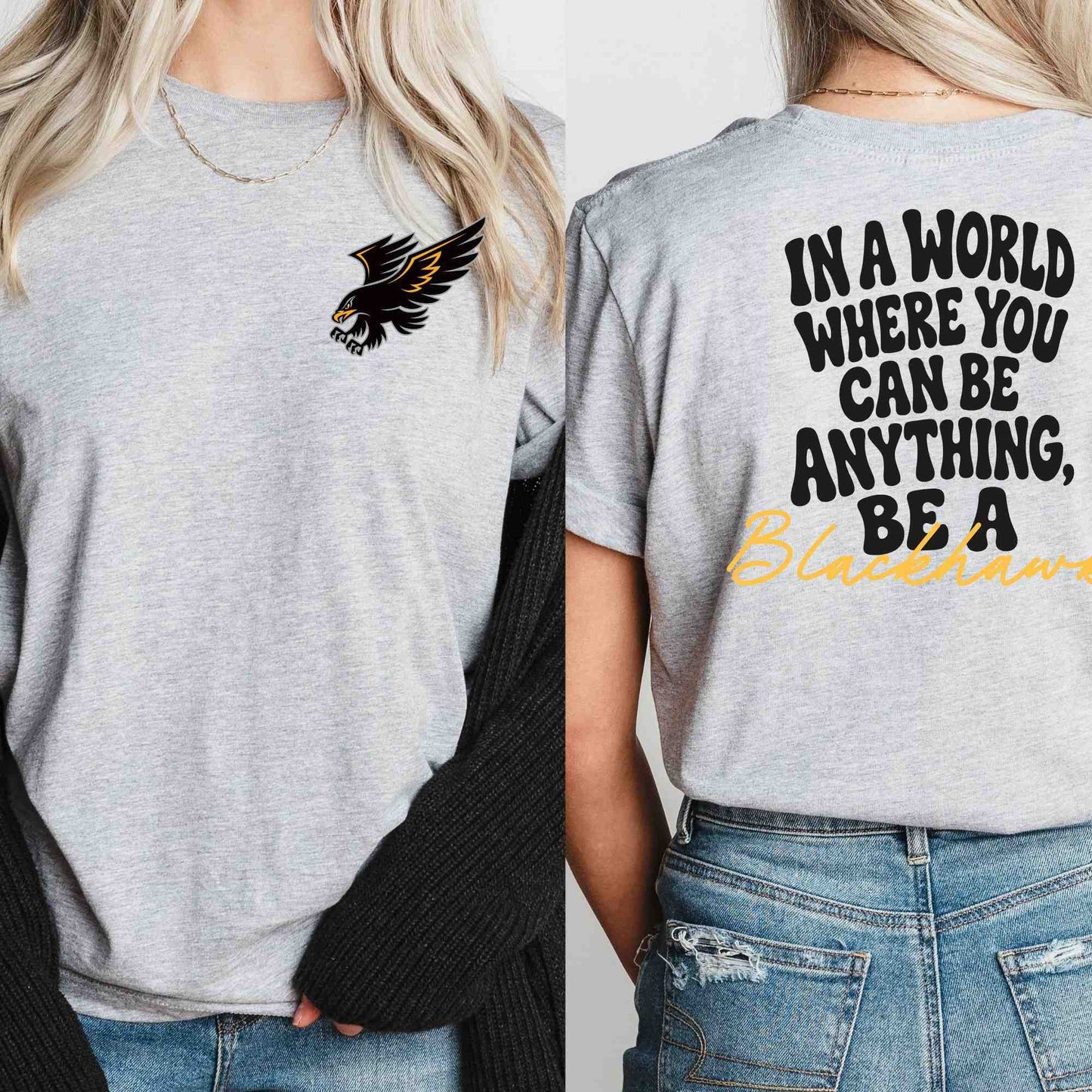 In a world where you can be anything custom spirit wear t-shirt