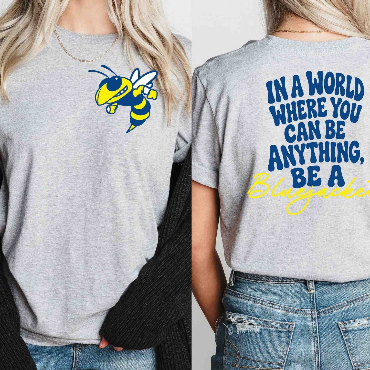 In a world where you can be anything custom spirit wear t-shirt