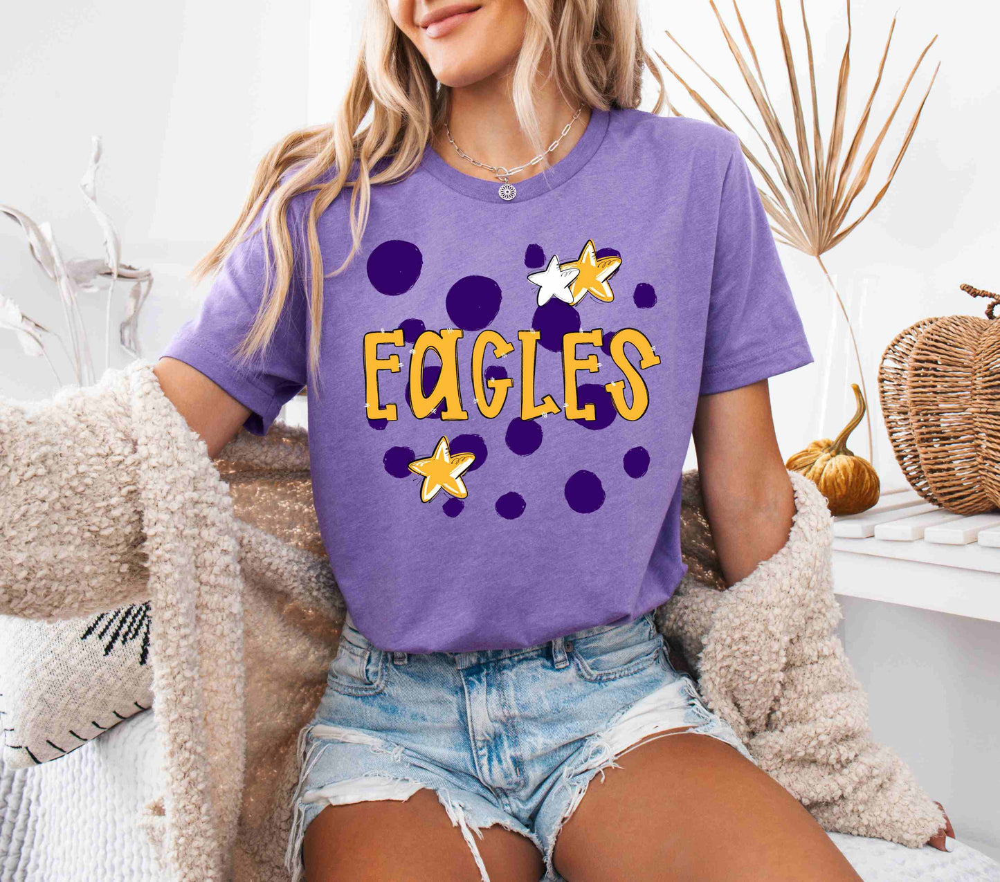 Dots and Stars Customized Spirit Wear
