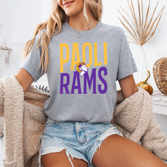 Slanted Mascot T-shirts