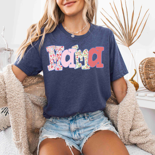 Mama/Mimi/Gigi/customized name shirt