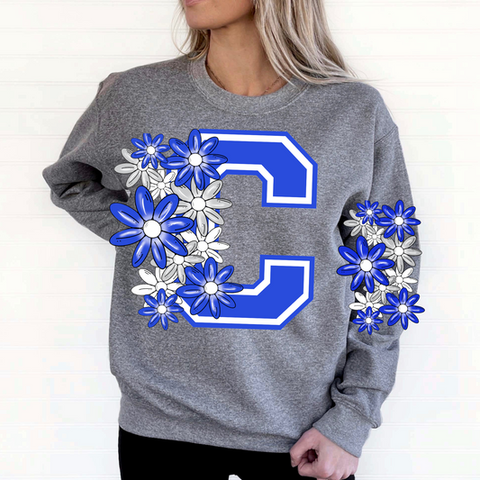 Cougars Floral Sweatshirt