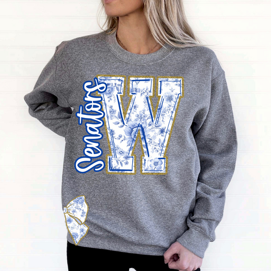 Senators Bow Sweatshirt