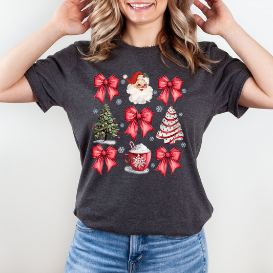 Trees and Bows Christmas Shirt