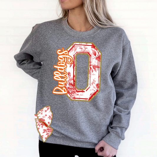 Orleans Bulldogs Bow Sweatshirt